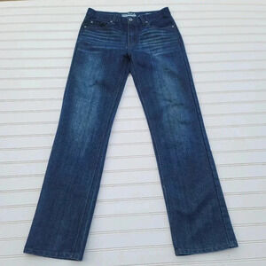 Nautica Straight Fit Jeans Less Water More Style Women's 16 Med Blue Mid Rise